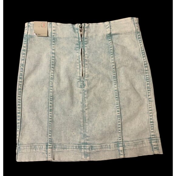 Jolt Green Lily Mini Skirt Size 3/26W - Picture 2 of 5